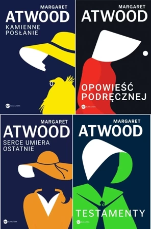 Margaret Atwood PAKIET Opowieść Podręcznej + Testamenty + Serce + Kamienne - Margaret Atwood