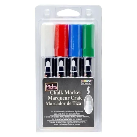 Markery kredowe Bistro Chalk 4 kolory - Marvy