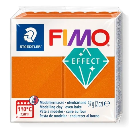 Masa termoutwardzalna Fimo 57g pomarańcz metal - Staedtler