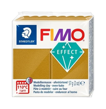 Masa termoutwardzalna Fimo 57g złoty metaliczny - Staedtler