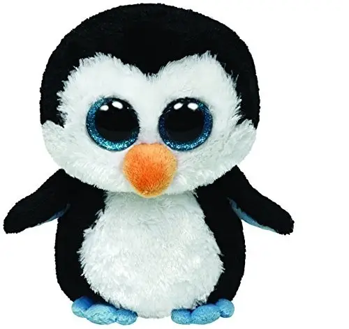 Maskotka TY Beanie Boos Waddles - Pingwin, 15 cm - Meteor