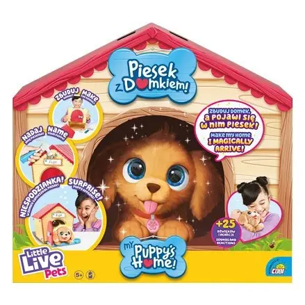 Maskotka interaktywna Little Live Pets Piesek z Domkiem - Cobi