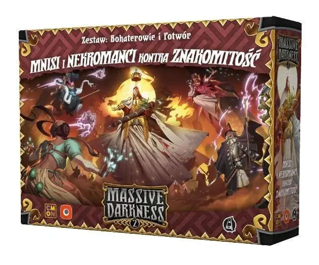 Massive Darkness 2: Mnisi i Nekromanci vs Znakomit - PORTAL GAMES