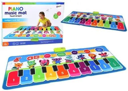 Mata muzyczna edukacyjna Pianinko - Leantoys