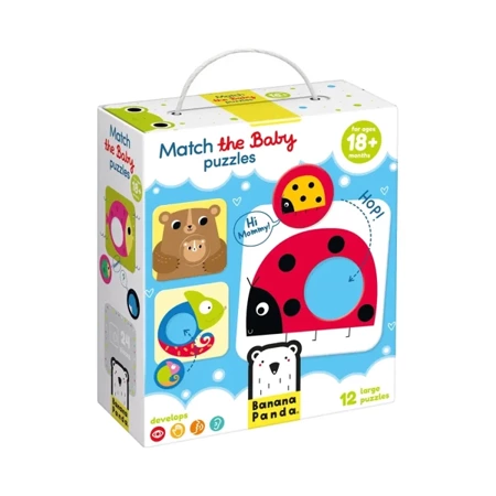 Match the Baby. Puzzles 18m+ - Banana Panda