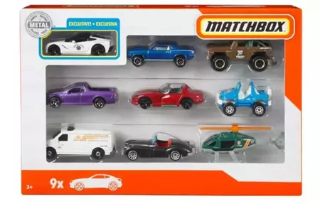 Matchbox Samochodziki 9-pak mix - Mattel