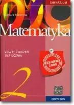 Matematyka Gimnazjum kl. 2 ćwiczenia wydanie 2010 - Barbara Kowalińska