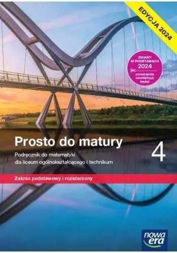 Matematyka LO 4 Prosto do matury podr. ZPiR - Maciej Antek, Krzysztof Belka, Piotr Grabowski