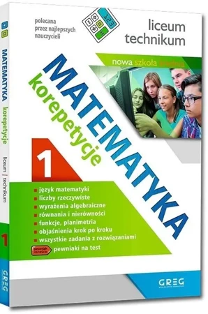 Matematyka - korepetycje, liceum cz.1 - Grażyna Kiełczykowska