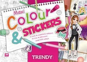 Maxi Colour & Stickers. Trendy - praca zbiorowa