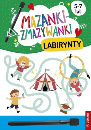 Mazanki-zmazywanki. Labirynty - Anna Borchard