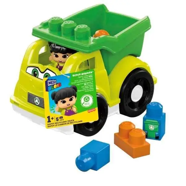 Mega Blocks Pojazd Śmieciarka Raphy HBP13 - Mattel