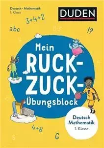 Mein Ruckzuck-Übungsblock Deutsch/Mathe 1. Klasse