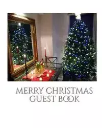 Merry christmas blank  guest book - Michael Huhn sir