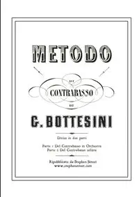 Metodo di Contrabasso - Giovanni Bottesini