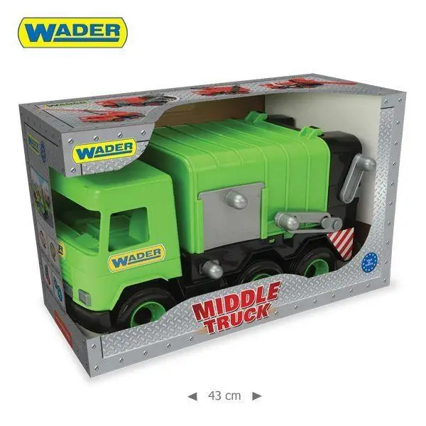 Middle truck - Śmieciarka zielona - WADER