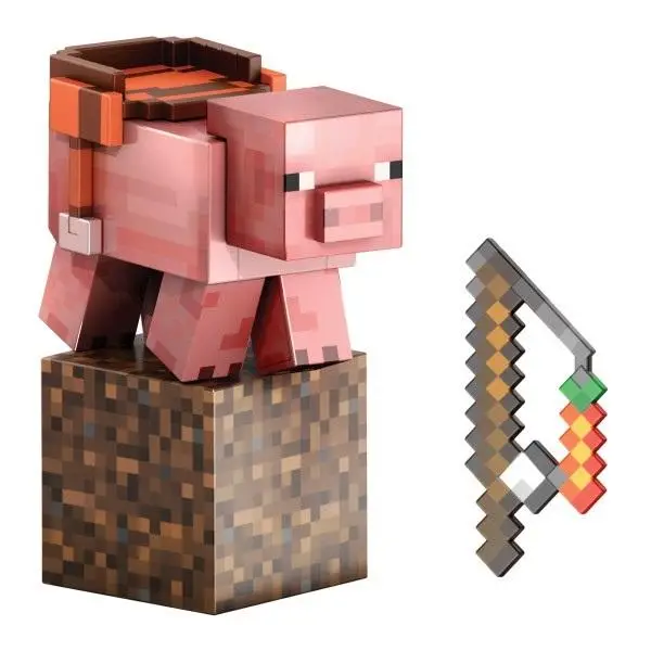 Minecraft Diamentowy Poziom Świnia Figurka - Mattel