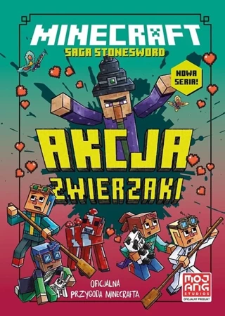 Minecraft Saga Stonesword T.3 Akcja zwierzaki - Nick Eliopulos, Alan Batson, Chris Hill, Anna Hik