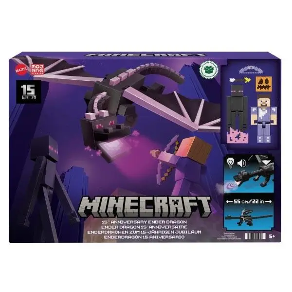 Minecraft Smok Kresu 15 rocznica Zestaw figurek - Mattel