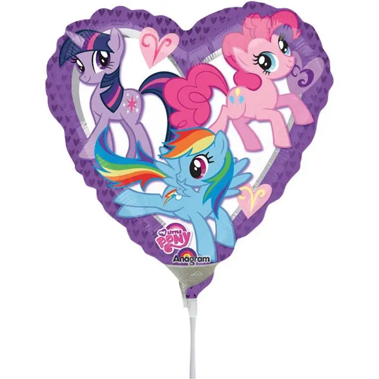 Mini shape. Balon foliowy My Little Pony serce - Amscan