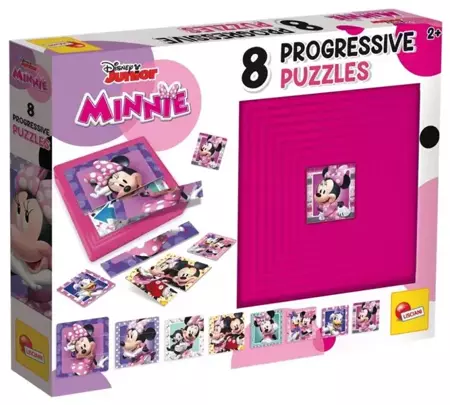 Minnie - puzzle progresywne - Lisciani