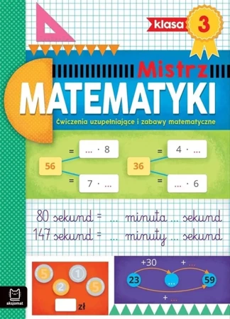 Mistrz matematyki klasa 3. Ćwiczenia uzupełniające - Adam Konstantynowicz