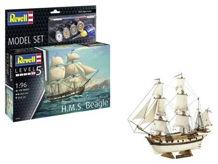 Model Set. H.M.S. Beagle - Revell