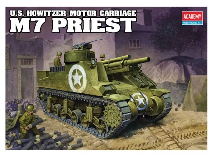 Model do sklejania  M7 105mm SPG Priest - Academy