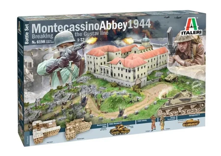 Model do sklejania Montecassino Abbey 1944 Breaking the Gus - Italeri