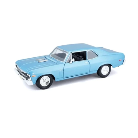 Model kompozytowy Chevrolet Nova 1970 1/24 niebieski - Maisto