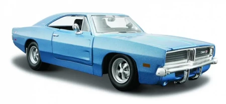 Model kompozytowy Dodge Charger R/T 1/25 niebieski - Maisto