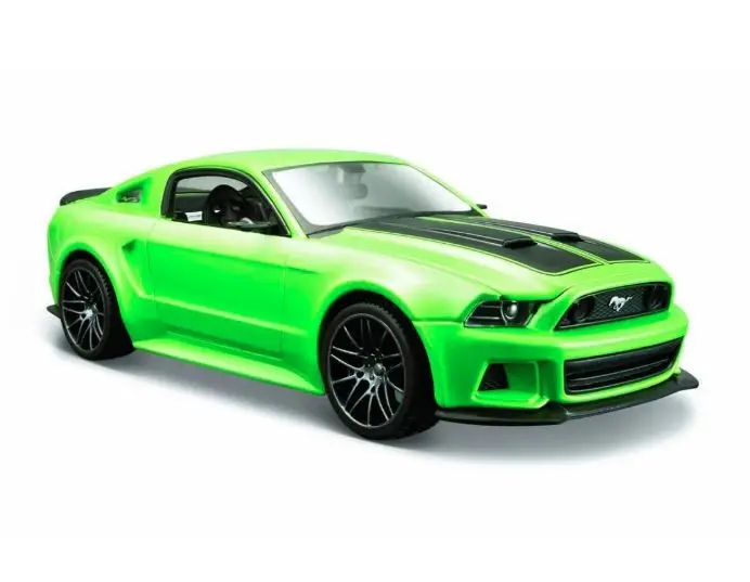 Model kompozytowy Ford Mustang Street Racer zielony 1/24 - Maisto