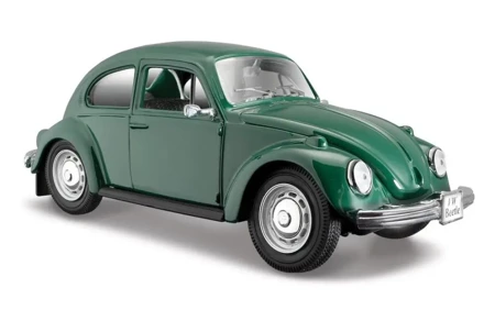 Model kompozytowy Volkswagen Beetle 1/24 zielony - Maisto