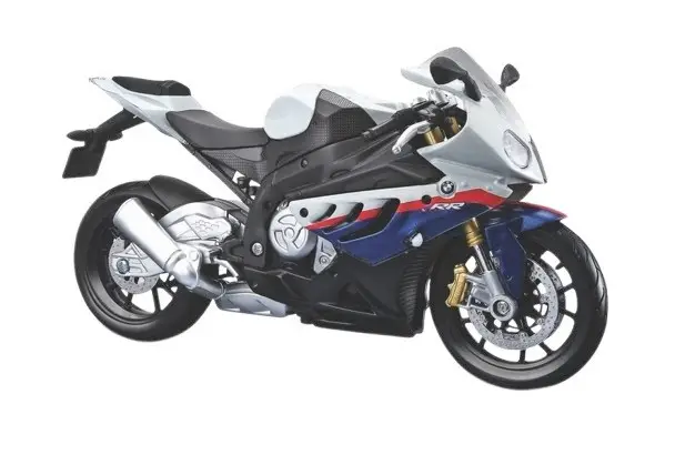 Model metalowy BMW S 1000 RR z podstawką 1/12 - Maisto