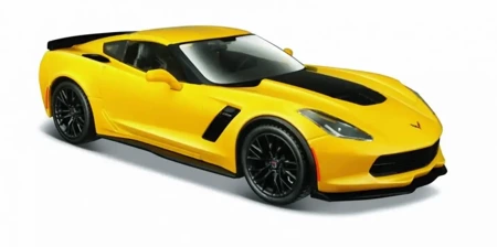 Model metalowy Corvette Z06 1/24 żółty - Maisto