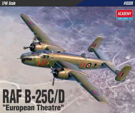 Model plastikowy B-25C/D European Theatre - Academy