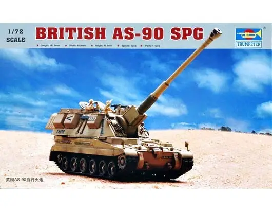 Model plastikowy British AS-90 SPG - Trumpeter