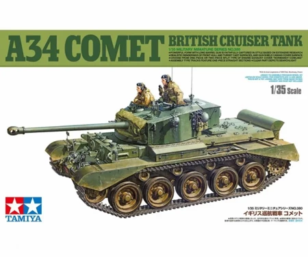 Model plastikowy Brytyjski czołg krążownik A34 Comet 1/35 - Tamiya