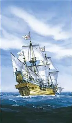 Model plastikowy Golden Hind - Heller