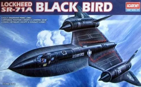 Model plastikowy SR-71 Blackbird 1/72 - Academy