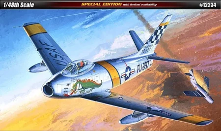 Model plastikowy U.S. Air Force F-86F THE HUFF 1/48 - Academy