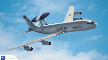 Model plastikowy USAF E-3G Sentry AWACS 1/144 - Academy