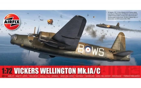 Model plastikowy Vickers Wellington Mk.IA/C 1/72 - Airfix