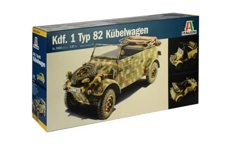 Model plastikowy WWII German Typ 8 KUBELWAGEN - Italeri