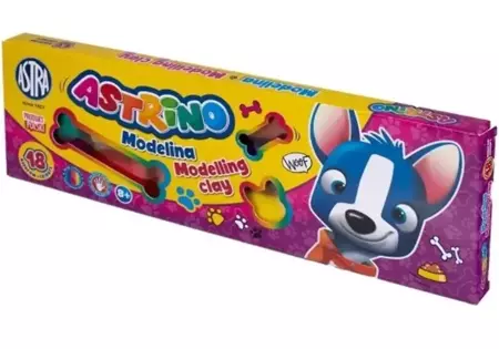 Modelina 18 kolorów Astrino ASTRA - ASTRA papiernicze