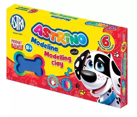 Modelina 6 kolorów Astrino ASTRA - ASTRA papiernicze