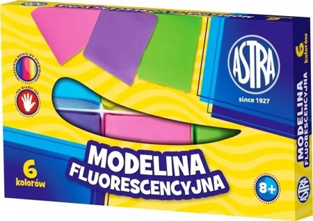 Modelina fluorescencyjna 6 kolorów ASTRA - ASTRA papiernicze