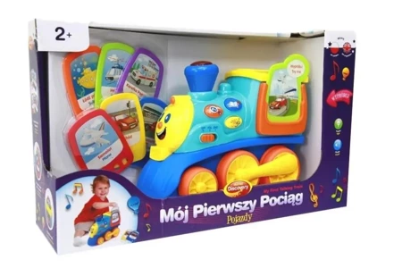 Mój pierwszy Pociąg Pojazdy PL/EN - Dumel