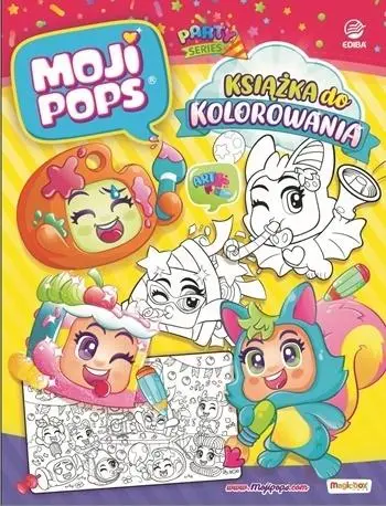 MojiPops - Książka do kolorowania - praca zbiorowa