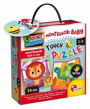 Montessori Baby - Dotykowe puzzle - Lisciani